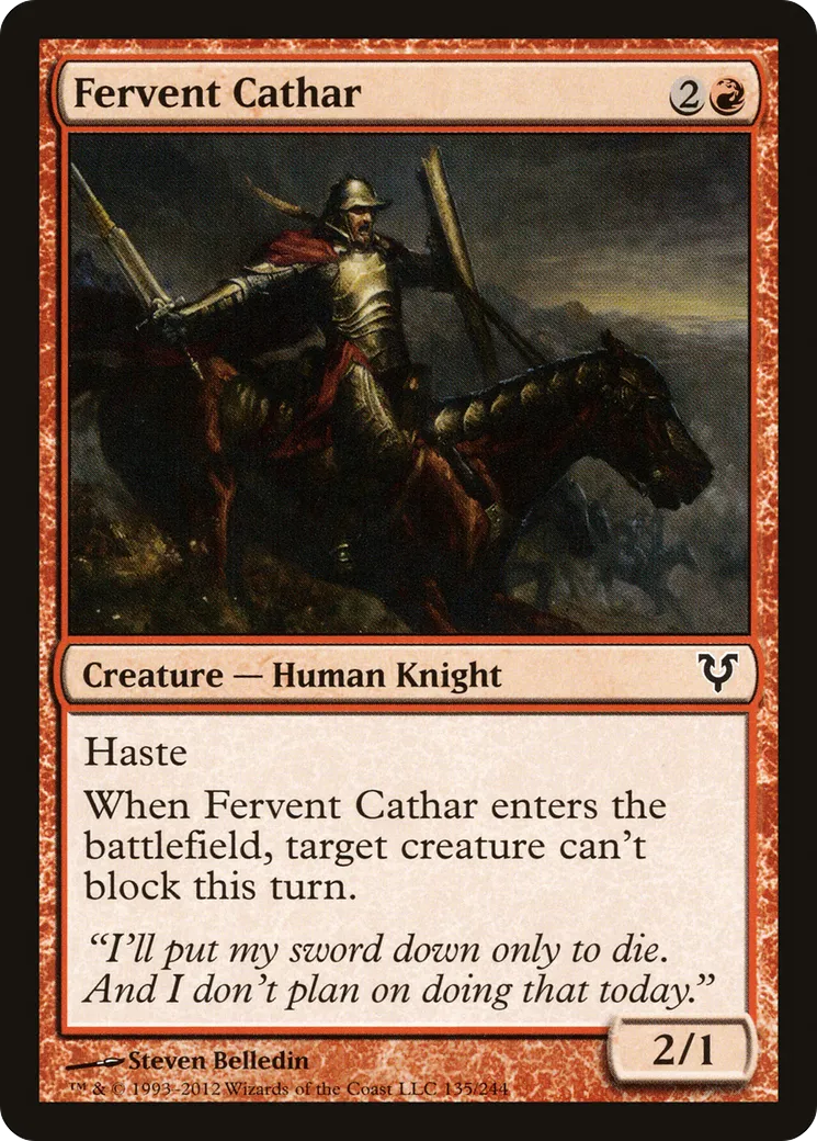 Cathare fervent — Avacyn Restored — Magic: The Gathering