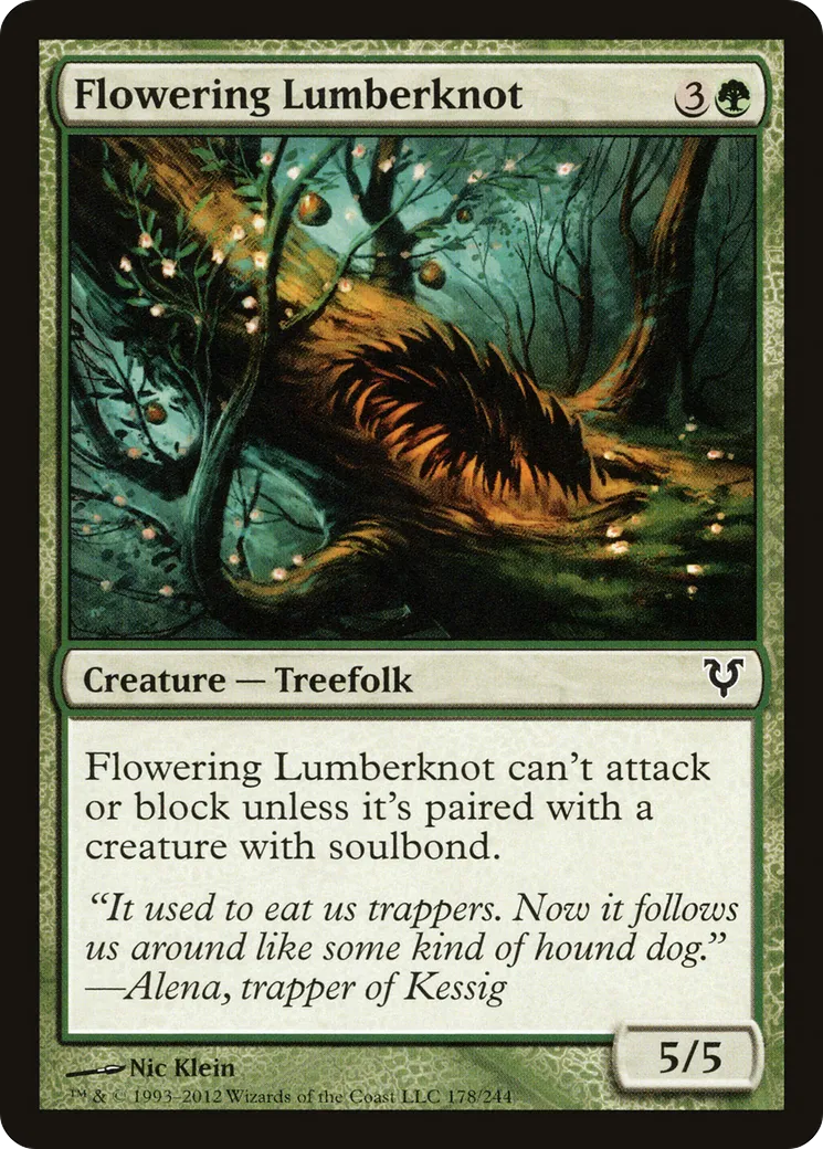 Flowering Lumberknot — Avacyn Restored — Magic: The Gathering