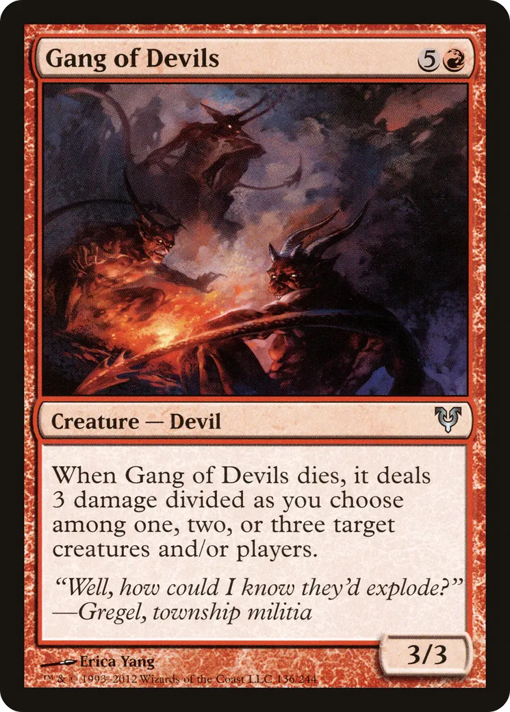 Gang of Devils — Avacyn Restored — Magic: The Gathering