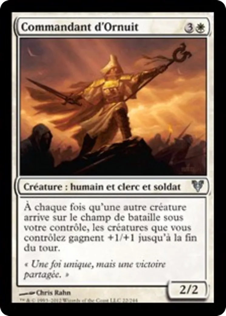 Commandant d'Ornuit — Avacyn Restored — Magic: The Gathering