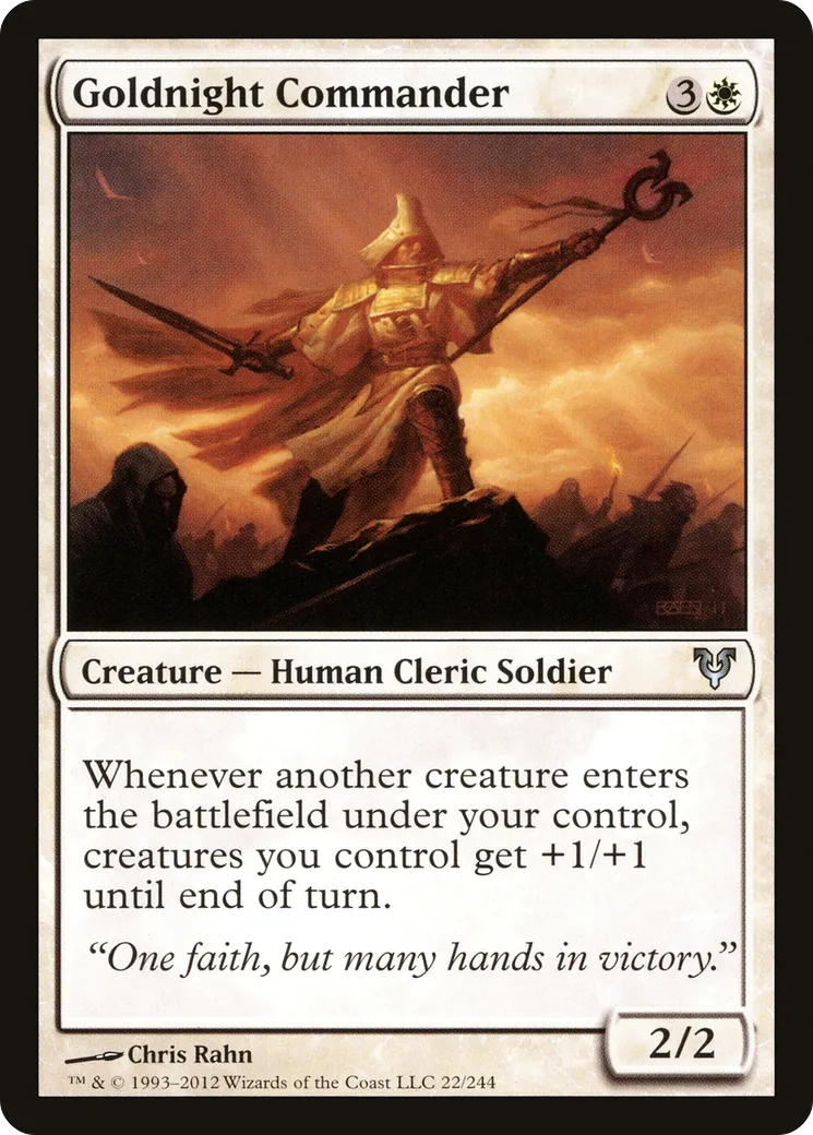 Goldnight Commander — Avacyn Restored — Magic: The Gathering