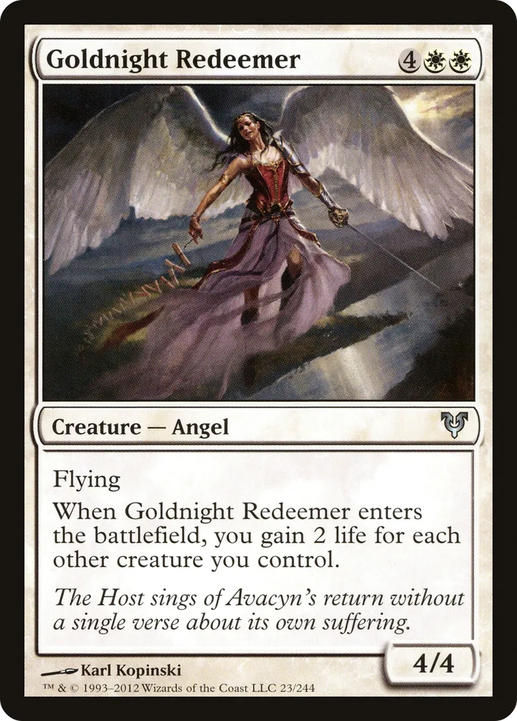 Goldnight Redeemer — Avacyn Restored — Magic: The Gathering