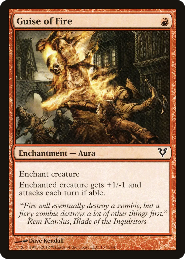 Guise of Fire — Avacyn Restored — Magic: The Gathering