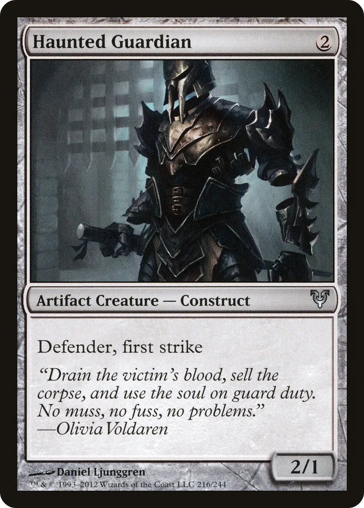 Haunted Guardian — Avacyn Restored — Magic: The Gathering