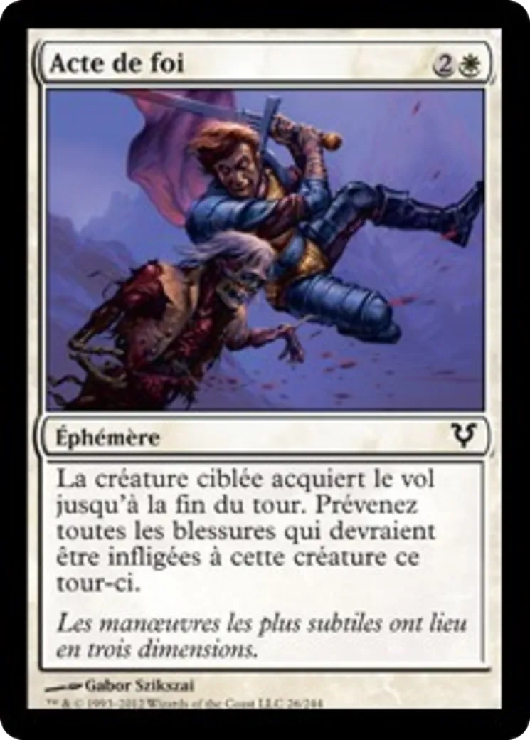 Acte de foi — Avacyn Restored — Magic: The Gathering