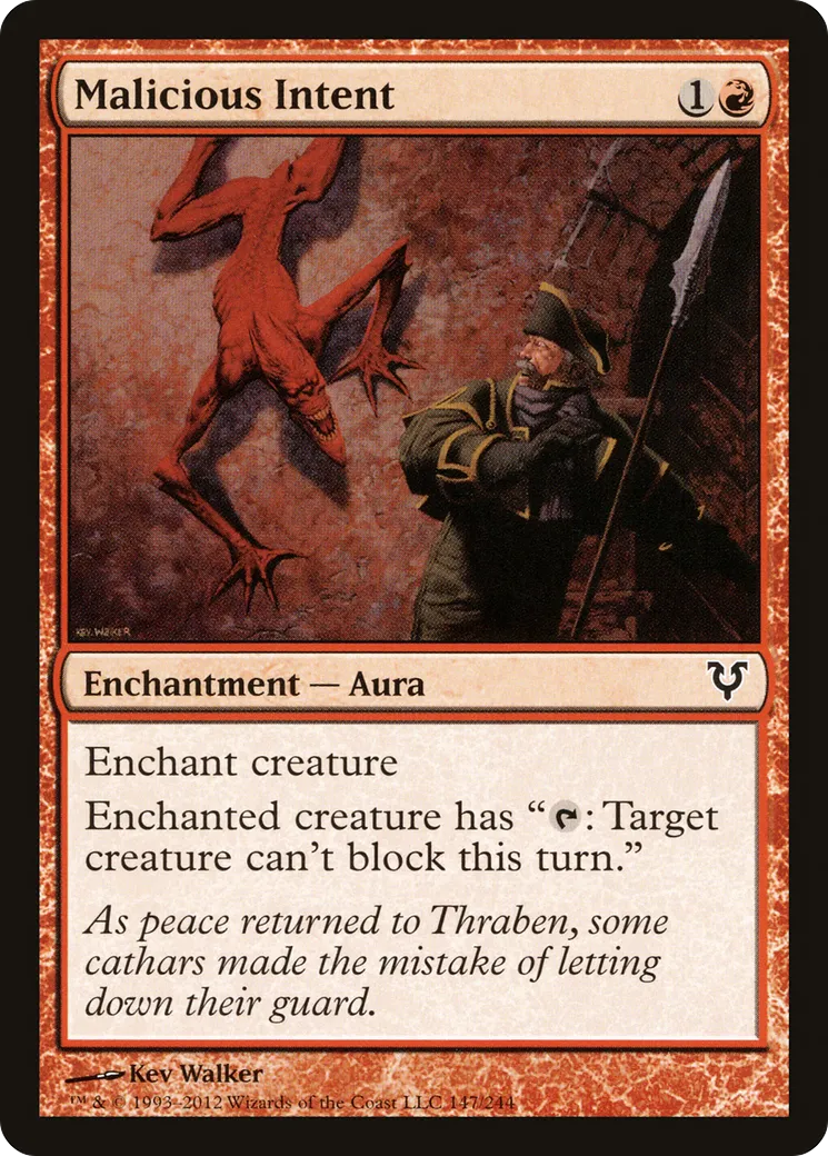 Malicious Intent — Avacyn Restored — Magic: The Gathering