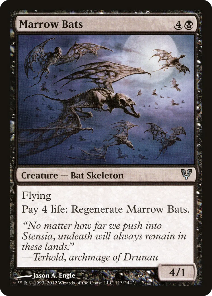 Marrow Bats from Avacyn Restored - Magic: The Gathering