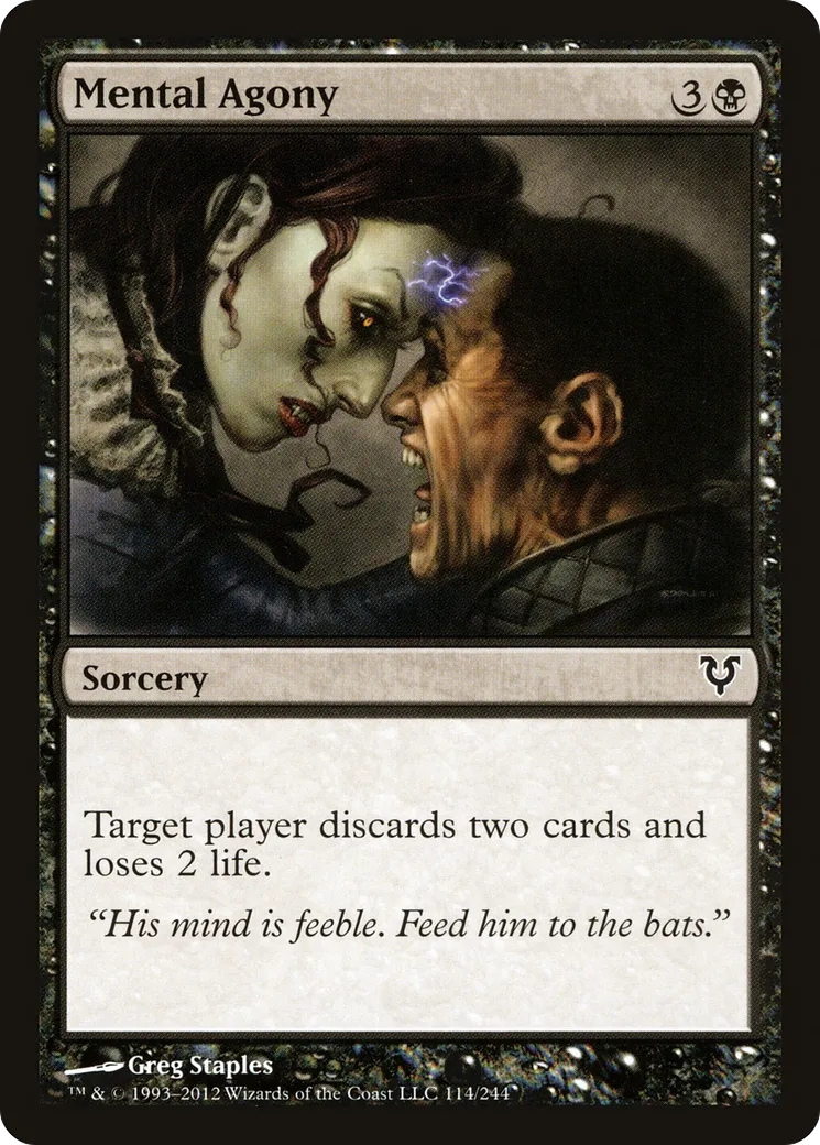 Angoisse mentale — Avacyn Restored — Magic: The Gathering