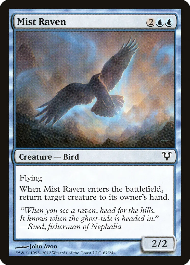 Mist Raven — Avacyn Restored — Magic: The Gathering