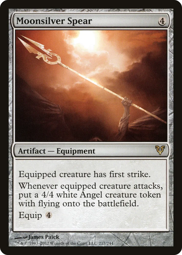 Moonsilver Spear — Avacyn Restored — Magic: The Gathering