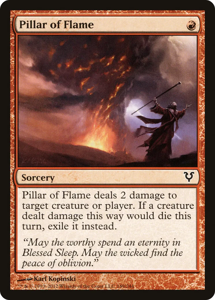 Pilier de flammes — Avacyn Restored — Magic: The Gathering