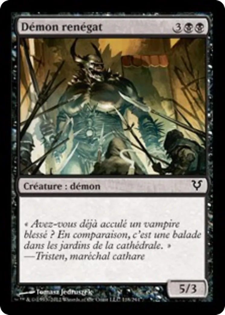 Démon renégat — Avacyn Restored — Magic: The Gathering
