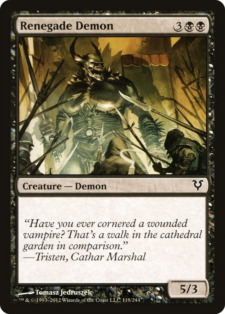 Renegade Demon — Avacyn Restored — Magic: The Gathering