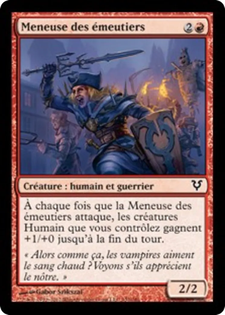 Meneuse des émeutiers — Avacyn Restored — Magic: The Gathering