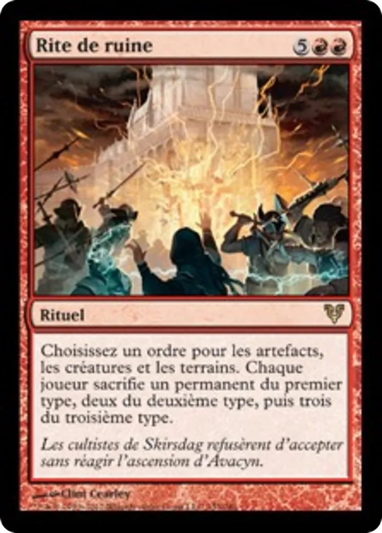 Rite de ruine — Avacyn Restored — Magic: The Gathering