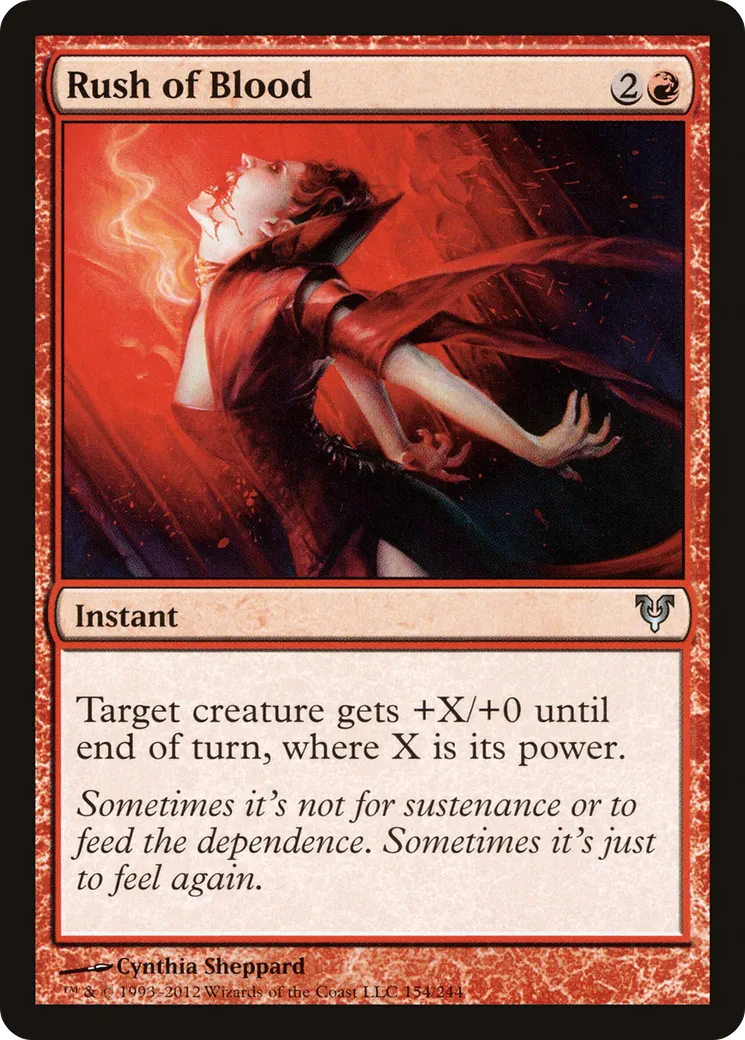 Rush of Blood — Avacyn Restored — Magic: The Gathering