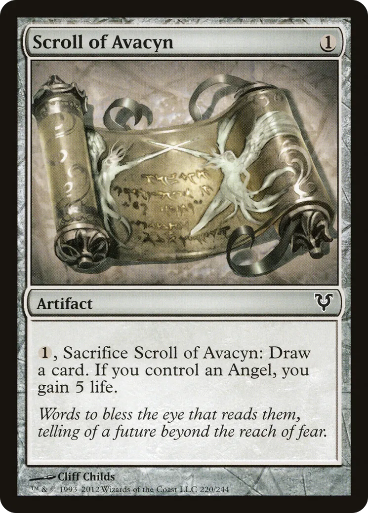 Parchemin d'Avacyn — Avacyn Restored — Magic: The Gathering