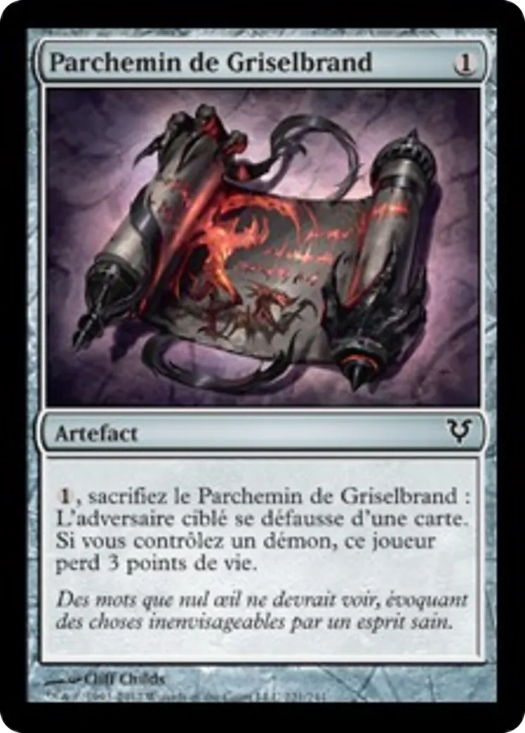 Parchemin de Griselbrand — Avacyn Restored — Magic: The Gathering