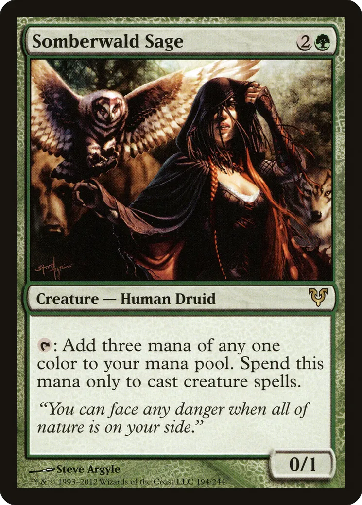 Somberwald Sage from Avacyn Restored - Magic: The Gathering
