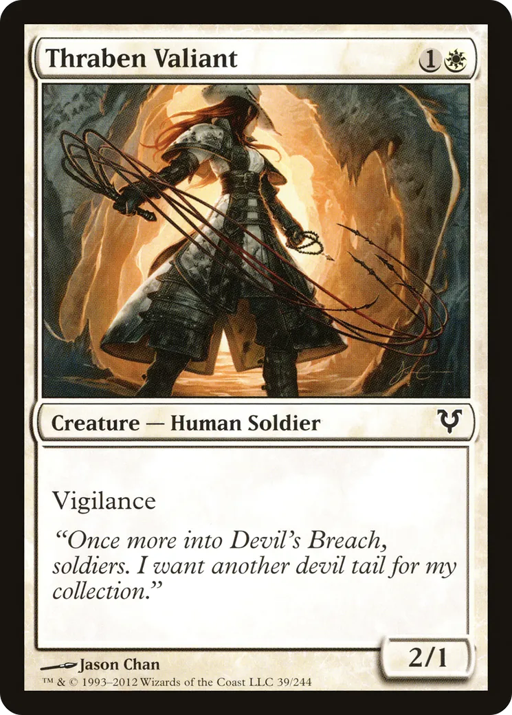 Thraben Valiant — Avacyn Restored — Magic: The Gathering