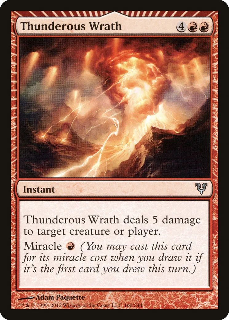 Thunderous Wrath from Avacyn Restored - Magic: The Gathering
