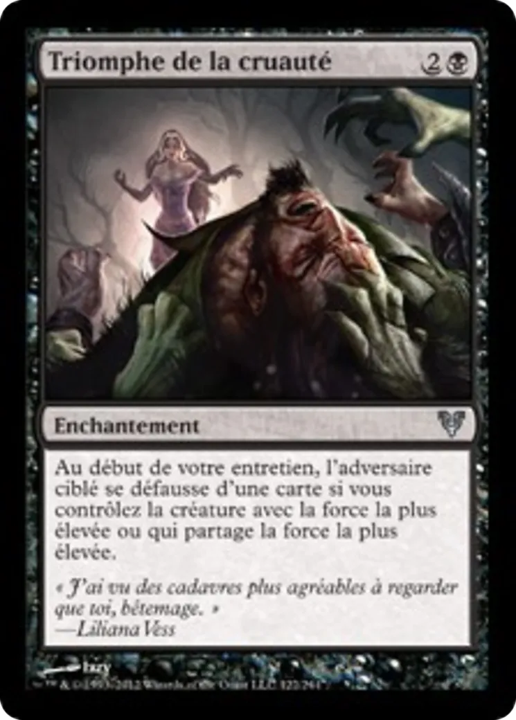 Triomphe de la cruauté — Avacyn Restored — Magic: The Gathering