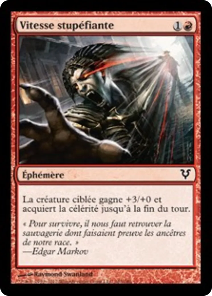 Vitesse stupéfiante — Avacyn Restored — Magic: The Gathering