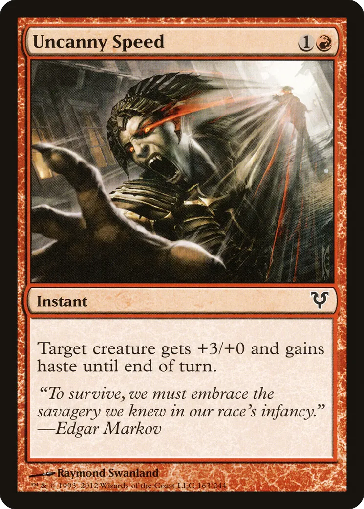 Uncanny Speed — Avacyn Restored — Magic: The Gathering