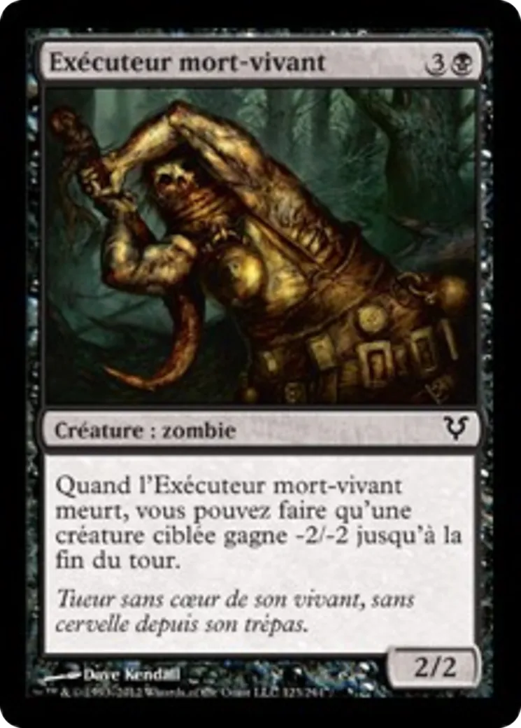 Exécuteur mort-vivant — Avacyn Restored — Magic: The Gathering