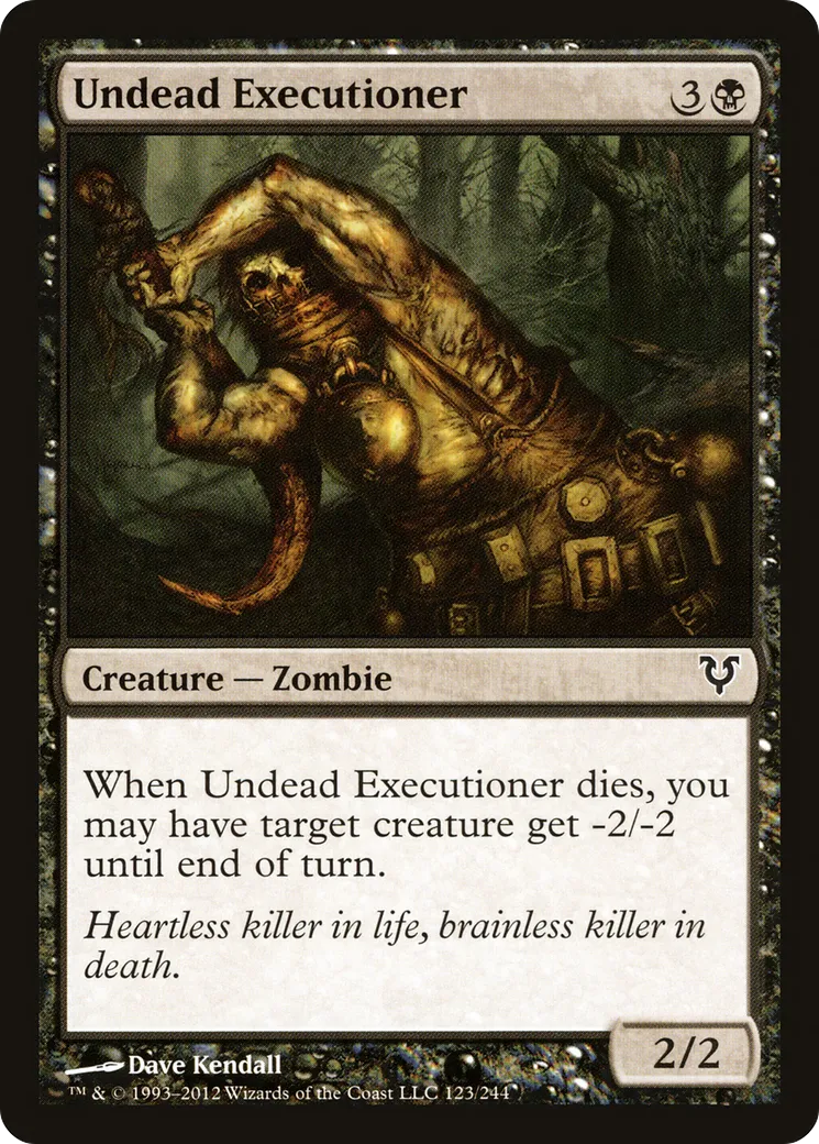 Undead Executioner from Avacyn Restored - Magic: The Gathering