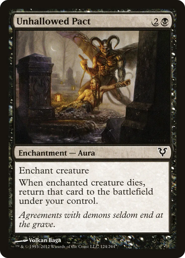 Unhallowed Pact — Avacyn Restored — Magic: The Gathering