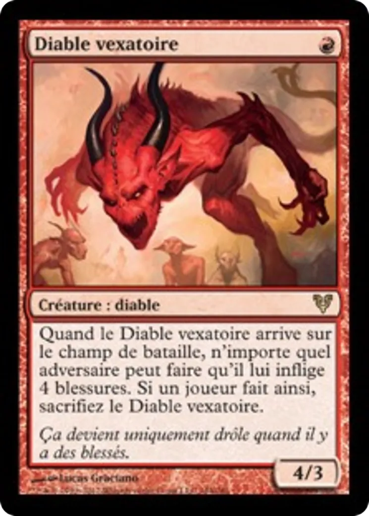 Diable vexatoire — Avacyn Restored — Magic: The Gathering