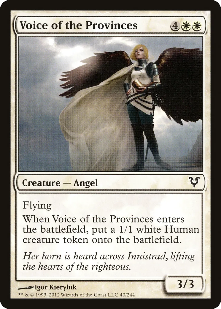 La Voix des Provinces — Avacyn Restored — Magic: The Gathering