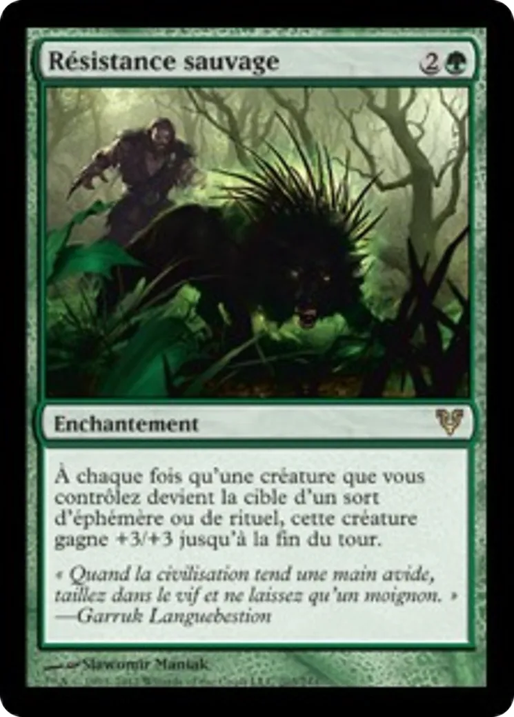 Résistance sauvage — Avacyn Restored — Magic: The Gathering