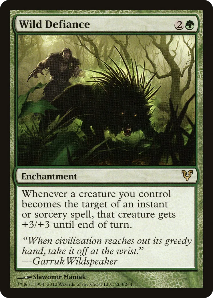 Wild Defiance — Avacyn Restored — Magic: The Gathering