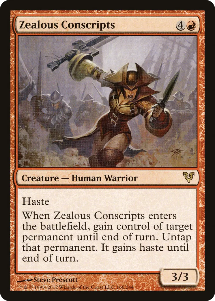 Zealous Conscripts — Avacyn Restored — Magic: The Gathering