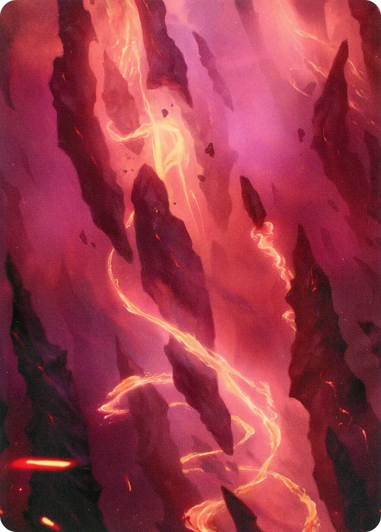 Mountain — Zendikar Rising Art Series — Magic: The Gathering