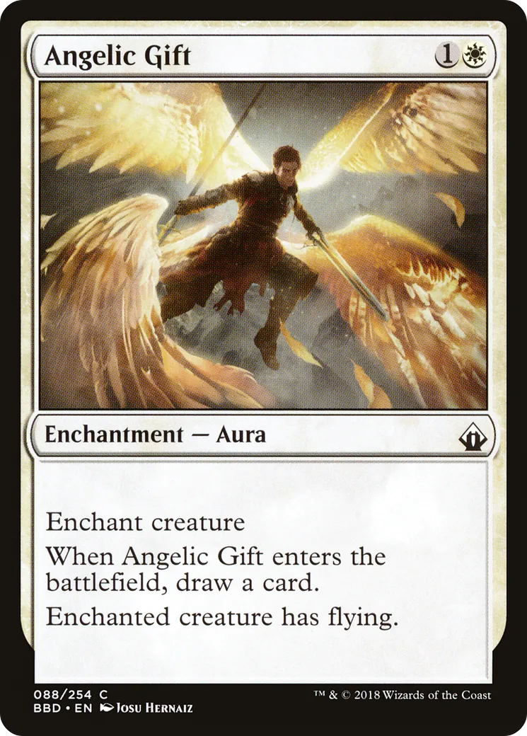 Angelic Gift from Battlebond - Magic: The Gathering