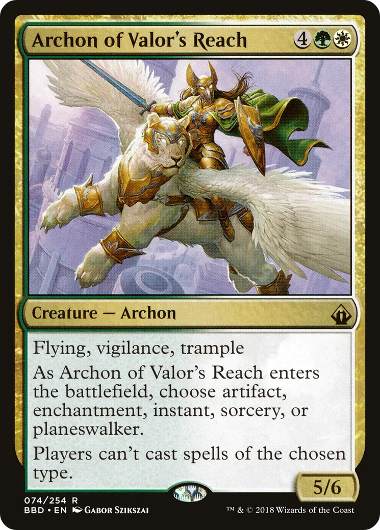 Archonte de la Lice de la Bravoure — Battlebond — Magic: The Gathering