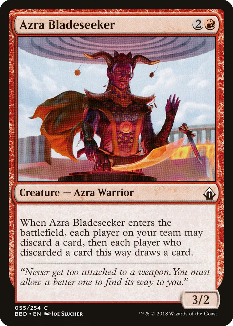 Azra Bladeseeker — Battlebond — Magic: The Gathering