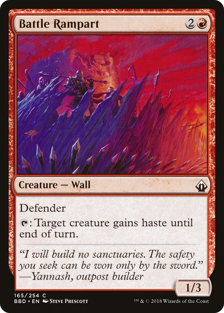 Battle Rampart — Battlebond — Magic: The Gathering