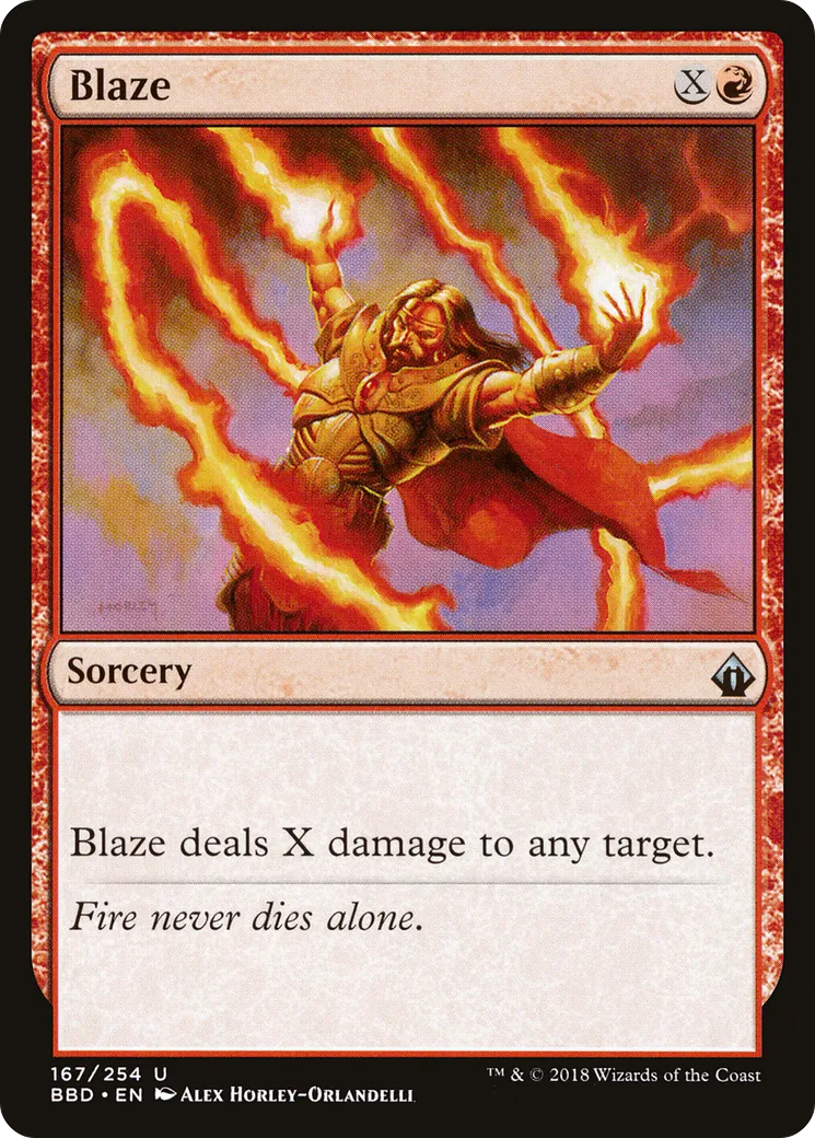 Blaze — Battlebond — Magic: The Gathering