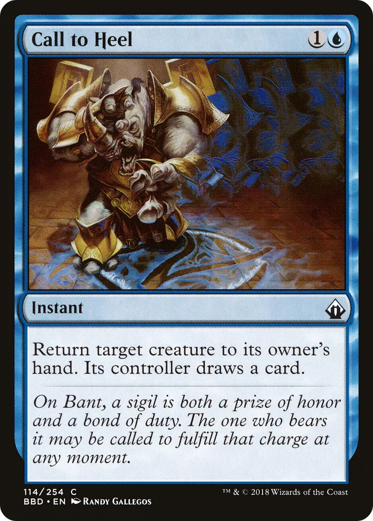 Appel au devoir — Battlebond — Magic: The Gathering