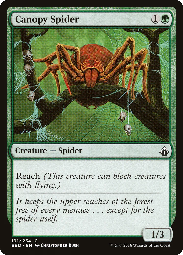 Canopy Spider — Battlebond — Magic: The Gathering