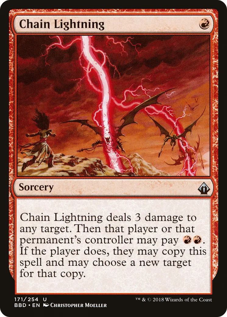 Chaîne d'éclairs — Battlebond — Magic: The Gathering