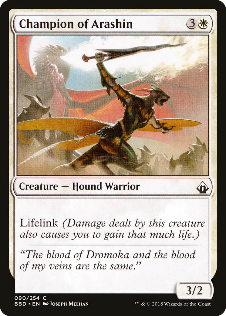 Champion of Arashin — Battlebond — Magic: The Gathering