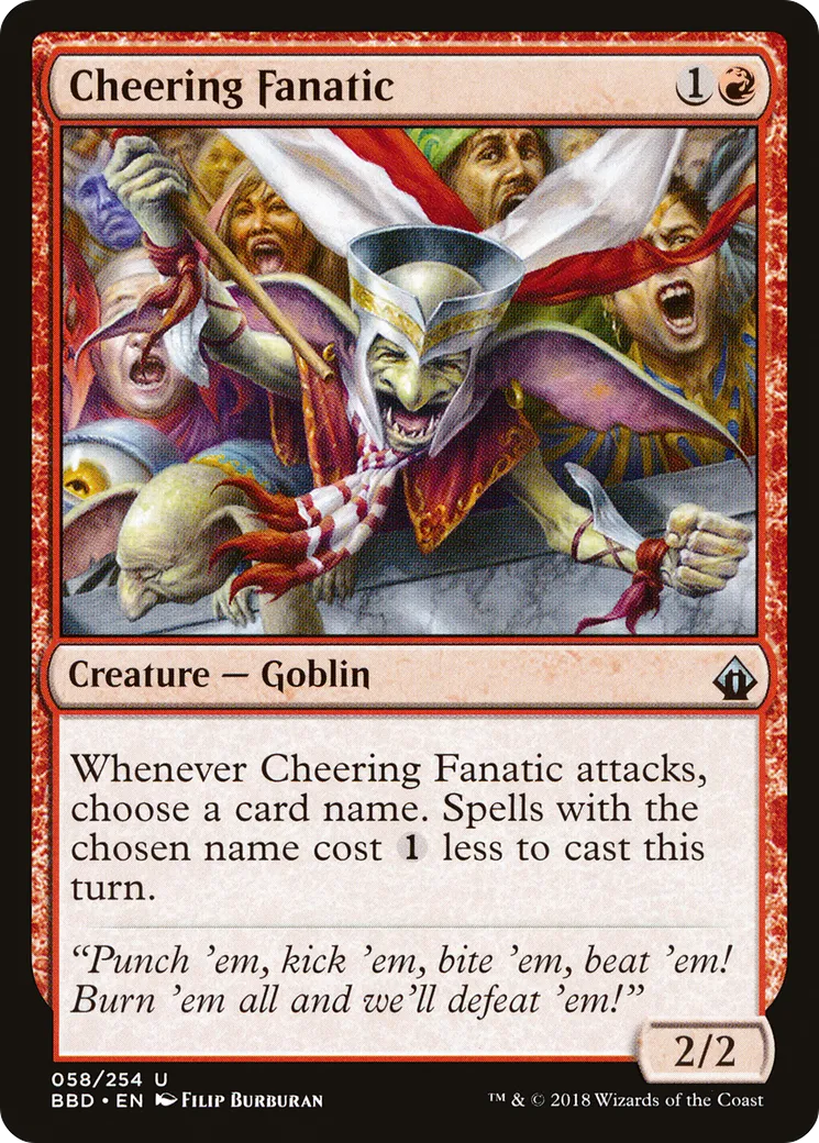 Cheering Fanatic — Battlebond — Magic: The Gathering