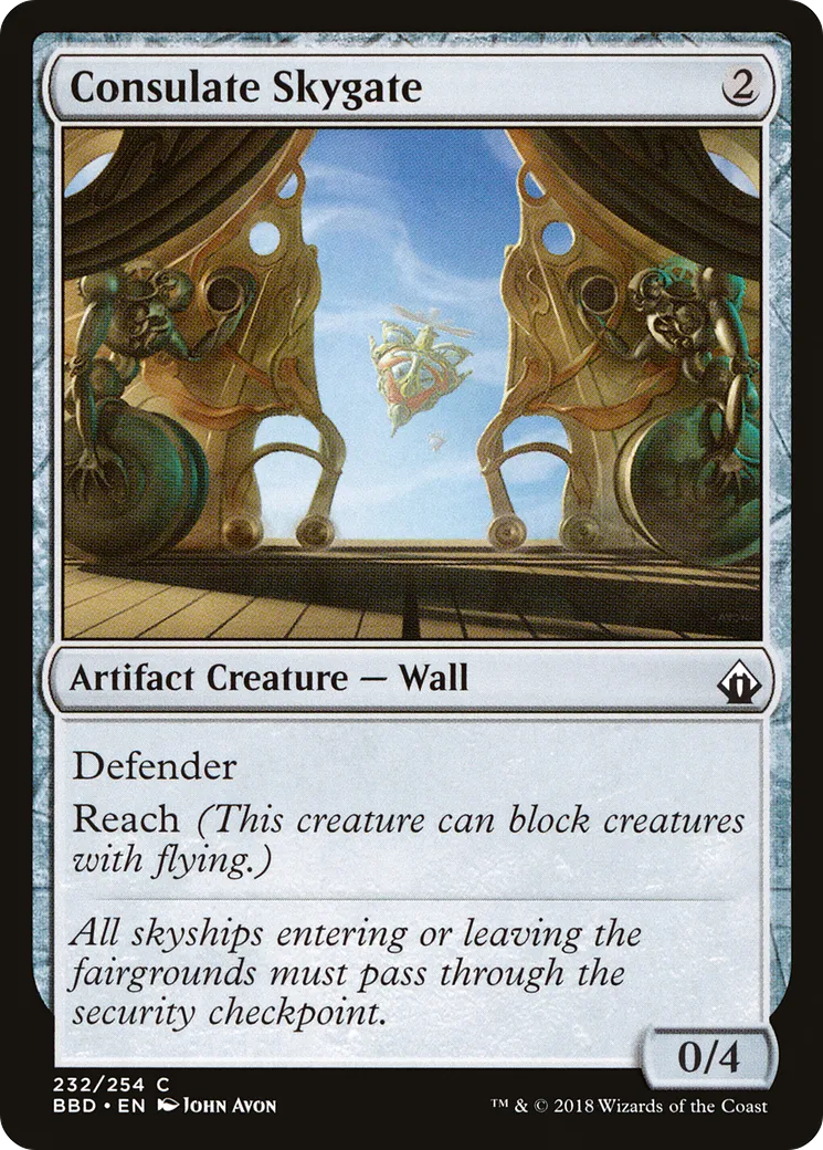 Porte aérienne du consulat — Battlebond — Magic: The Gathering