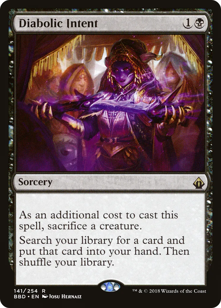 Diabolique dessein — Battlebond — Magic: The Gathering