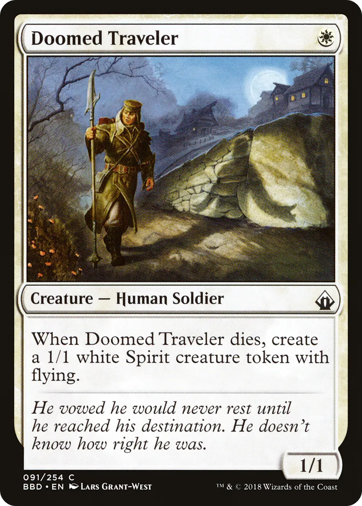 Doomed Traveler — Battlebond — Magic: The Gathering
